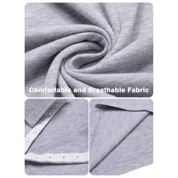 Deyeek Comfy Chemo Port Shirts for Recovery and Style