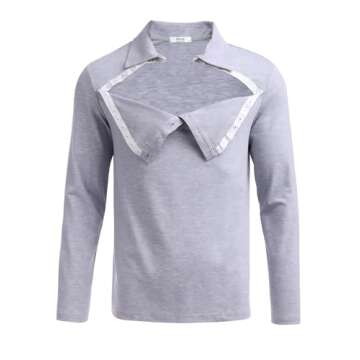 Deyeek Comfy Chemo Port Shirts for Recovery and Style