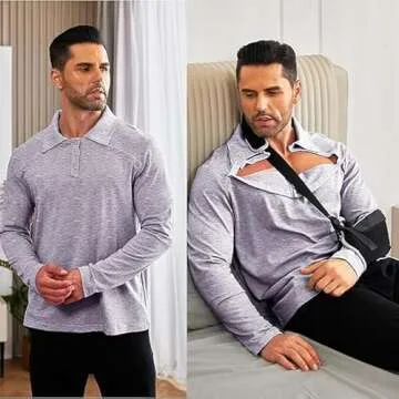Deyeek Comfy Chemo Port Shirts for Recovery and Style