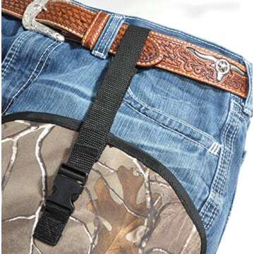 ForEverlast Snake Guard Chaps, Camouflage- Hunting Gear with Full Protection for Legs from Snake Bit...