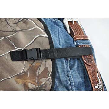 ForEverlast Snake Guard Chaps, Camouflage- Hunting Gear with Full Protection for Legs from Snake Bites & Briar Thorns & Brush