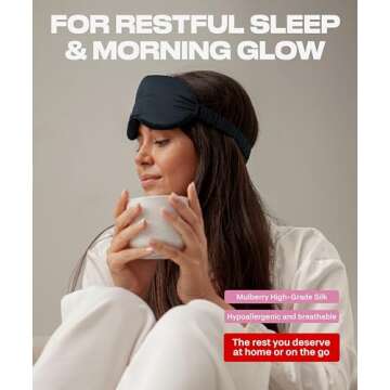 SUNDAYSILKS™ 3D Contoured Silk Sleep Mask for All