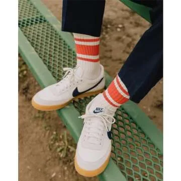 Fun Striped Retro Crew Socks for Women - Comfortable & Stylish