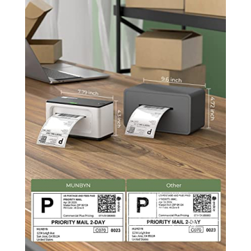 MUNBYN 941 Thermal Label Printer for Fast Shipping Labels