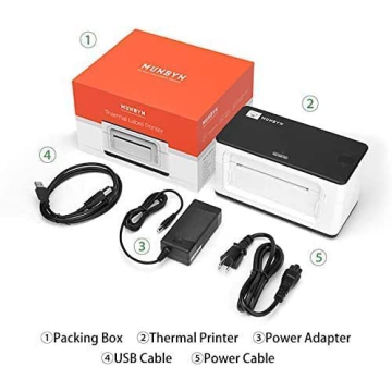 MUNBYN 941 Thermal Label Printer for Fast Shipping Labels