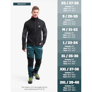 RevolutionRace Men’s Nordwand Pro Pants, Durable and Ventilated Pants for All Outdoor Activities, ...