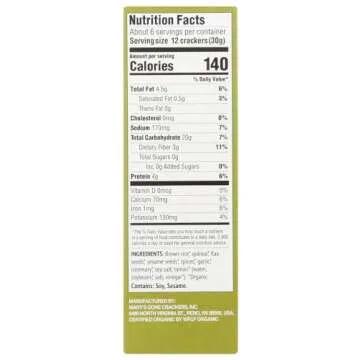 Marys Gone Crackers Organic Herb Flavor Snack