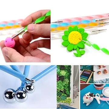 14 PCS Dotting Tools for Art and Crafts Set with Storage Box