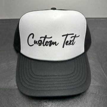 Custom Puff Print Trucker Hat Personalized Snapback Men Women