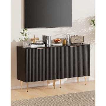 SICOTAS Modern Sideboard Buffet with Adjustable Shelves