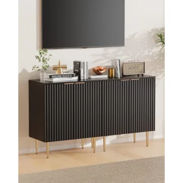 SICOTAS Modern Sideboard Buffet with Adjustable Shelves