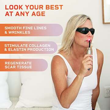 Lifepro 2in1 Red Light Therapy, Cold Sore Treatment for Lips, Canker Sore Treatment Inside Mouth, Red Light Therapy Wand, Cold Sore Red Light, Cold Sore Treatment for Patches, Fsa Eligible