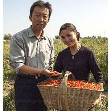 Wholeberry Organic Goji Berries 32oz Raw Vegan Gluten-Free Superfood