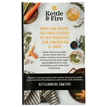 Kettle & Fire Classic Chicken Bone Broth - Nutritious & Versatile