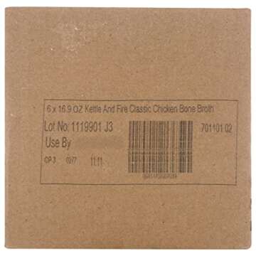 Kettle & Fire Chicken Bone Broth - Nutrient-Packed Flavor