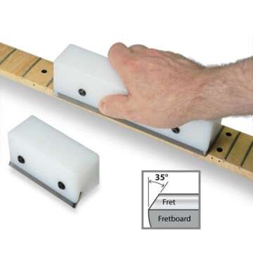 StewMac Fret Beveling File, 7-1/2" Length