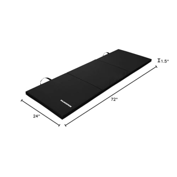 BalanceFrom Folding Gymnastics Mat for Home Workouts