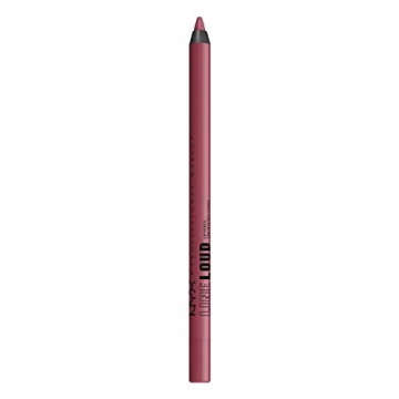NYX Line Loud Lip Liner, Longwear Pigmented Lip Pencil with Jojoba Oil & Vitamin E - Goal Getter (De...
