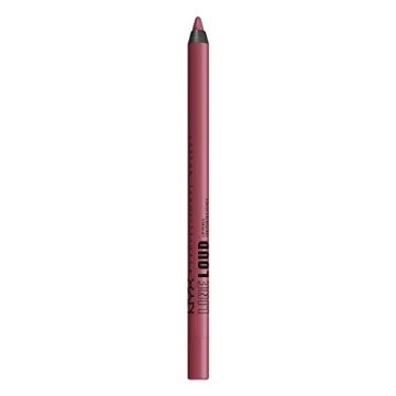 NYX Line Loud Lip Liner, Longwear Pigmented Lip Pencil with Jojoba Oil & Vitamin E - Goal Getter (De...