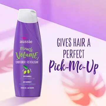 Aussie Miracle Volume With Bamboo & Kakadu Plum, Paraben Free Shampoo & Conditioner, 26.2 Fl Oz Dual Pack, 52.4 Fl Oz (Pack Of 2)