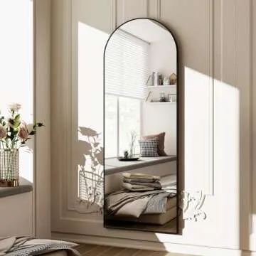 HARRITPURE 64" Arched Full-Length Mirror for Any Room