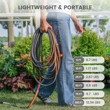 Giraffe Tools Garden Hose 100FT - Lightweight & Flexible