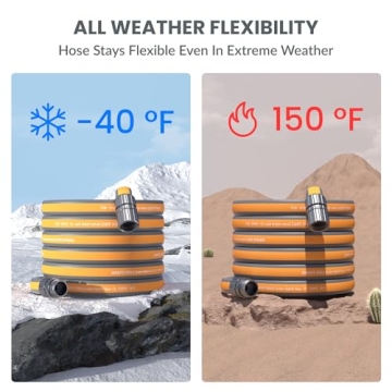 Giraffe Tools Garden Hose 100FT - Lightweight & Flexible