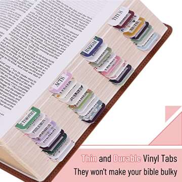 Mr. Pen- Bible Tabs, 120 pcs, Floral Design, Laminated Bible Tabs for Study Bible, Bible Tabs Old and New Testament Bible Book Tabs, Bible Tabs for Women, Tabs for Bible, Bible Index Tabs