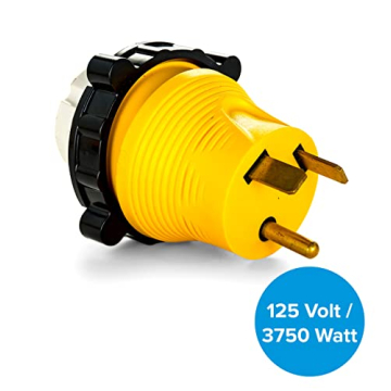 Camco 30A to 50A RV Power Adapter | Weatherproof & Reliable