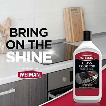 Weiman Non-Abrasive Glass Stove Cleaner 20 Ounce
