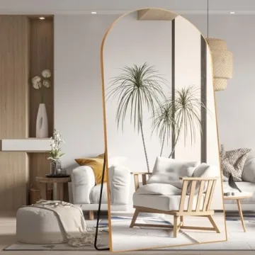 ZHUNFA Arched Full Length Mirror - Elegant Oversized Design