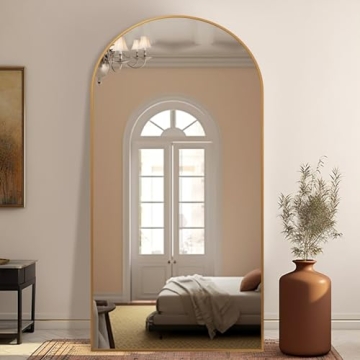 ZHUNFA Arched Full Length Mirror - Elegant Oversized Design