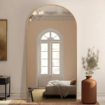 ZHUNFA Arched Full Length Mirror - Elegant Oversized Design