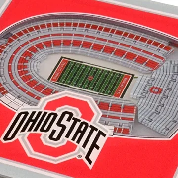 Ohio State Buckeyes 3D Stadium Coasters for Fans