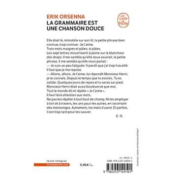 La Grammaire Est Une Chanson Douce: Celebrate French Literature