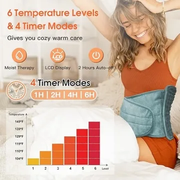 Electric Heating Pad for Pain Relief with Auto Shut Off