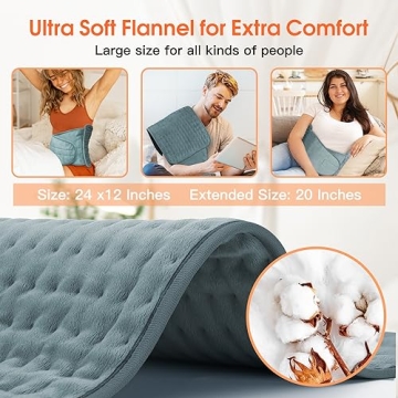 Electric Heating Pad for Pain Relief with Auto Shut Off