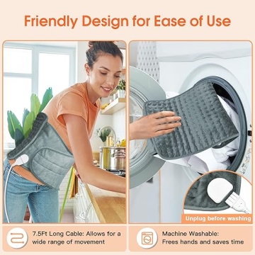 Electric Heating Pad for Pain Relief with Auto Shut Off
