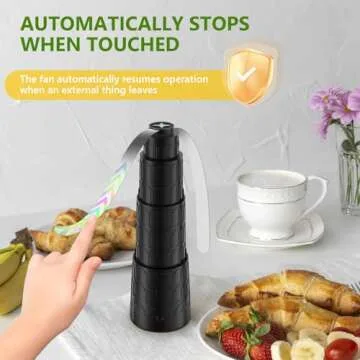 Adawook Fly Fans - Adjustable Chemical-Free Bug Repellers