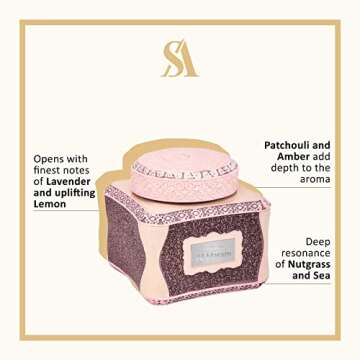 SWISS ARABIAN Dukhoon Al Haram - Luxury Products from Dubai - Lasting and Addictive Home Fragrance Powder Incense - Give Your Home A Seductive Signature Aroma - The Luxurious Scent of Arabia - 4.4 Oz
