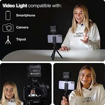 PowerDeWise Dimmable LED Light for TIK Tok Creators