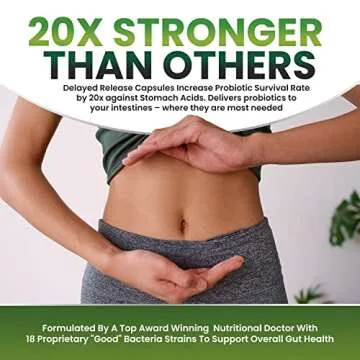 Vita Miracle Probiotics for Men Women Adults Digestive Health 70 Billion CFU Immune Support Best Daily Probiotic Supplement Organic Natural Prebiotic Dr Formulated for Gut Health with Acidophilus