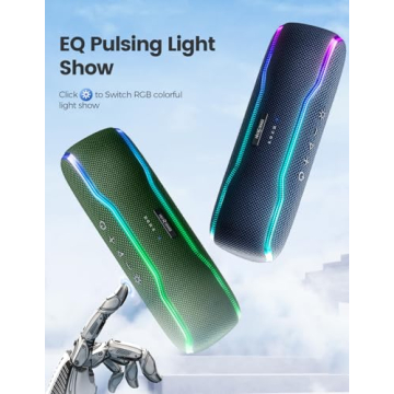 Portable Bluetooth Speaker with 25W Super Bass