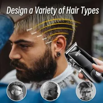 Ukeety Cordless Hair Clippers for Men with LED Display