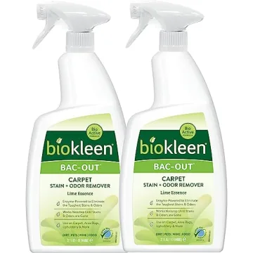 Biokleen Bac-Out Carpet Cleaner Spray, Stain Remover & Odor Eliminator, 32 oz, 2 Pack