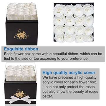 Luxury Preserved Roses in a Box for Lasting Gifts