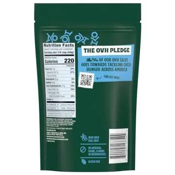 Orchard Valley Harvest Dark Chocolate Dipped Blueberries, 8 oz (Pack of 1), Made With Real Sweetened Blueberries, Gluten Free, Non-GMO, Resealable Bag, Snacks for Adults & Kids