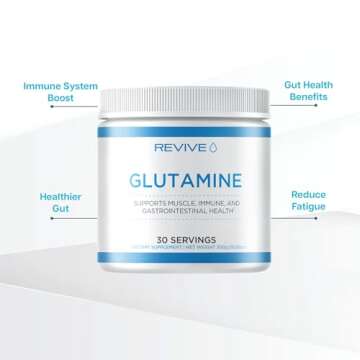 Revive MD L-Glutamine Powder for Muscle Recovery & Digestive Health