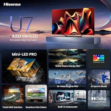 Hisense 55-Inch Mini-LED Smart TV - 2024 Model
