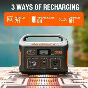 Jackery Portable Power Station Explorer 550 - 500W, 550Wh, Eco-Friendly Solar Generator